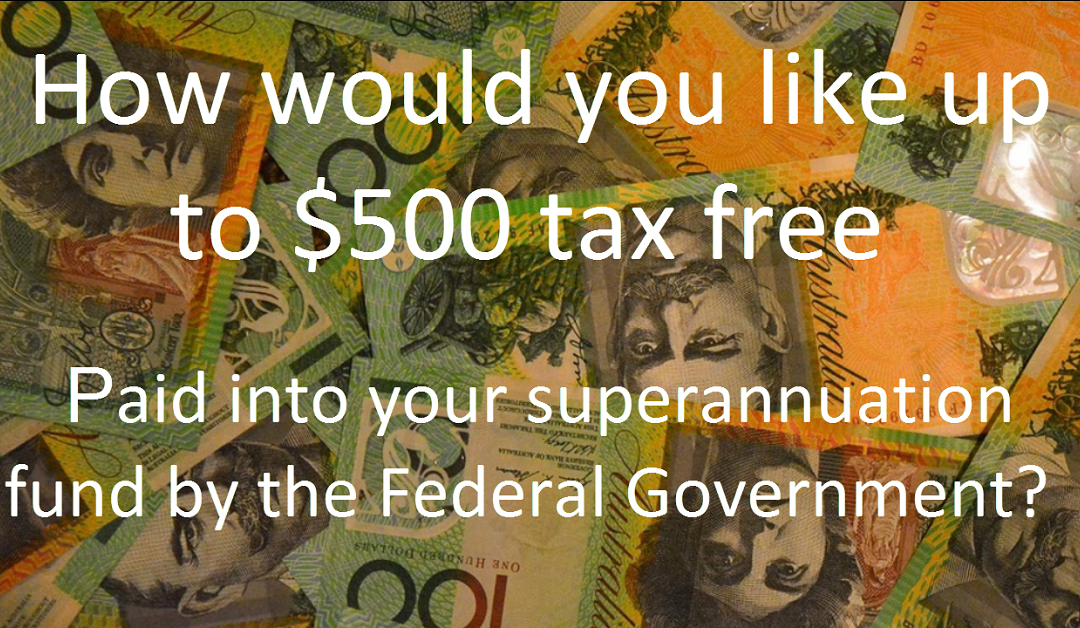 Super Co-Contribution Free money from the Government